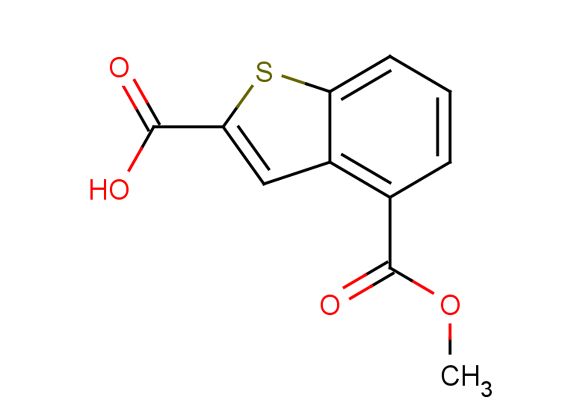4-(methoxycarbonyl)-1-benzothiophene-2-carboxylic acid