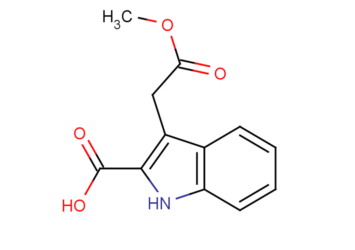 3-(2-methoxy-2-oxoethyl)-1H-indole-2-carboxylic acid