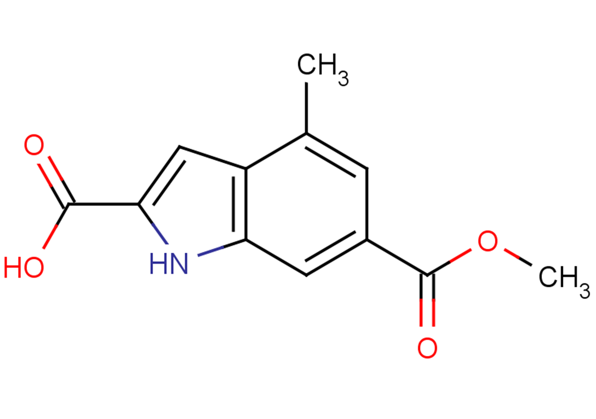 6-(methoxycarbonyl)-4-methyl-1H-indole-2-carboxylic acid