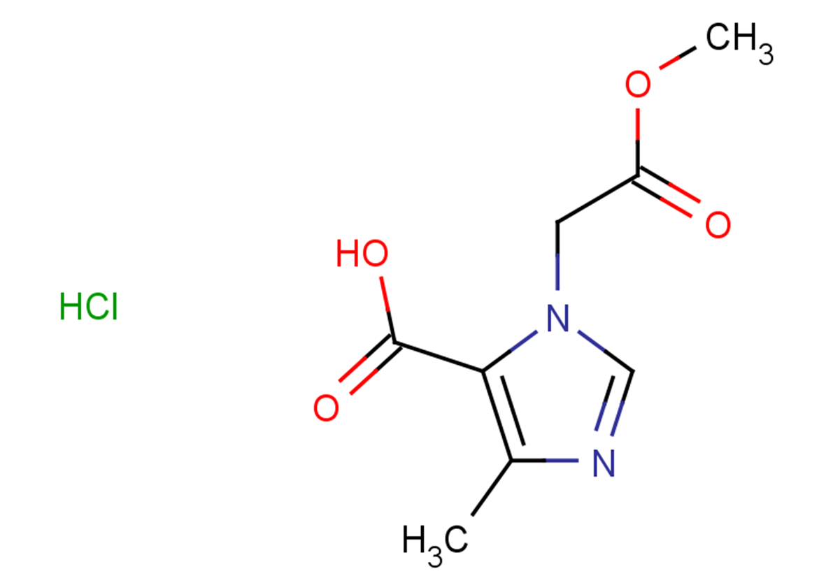 1-(2-methoxy-2-oxoethyl)-4-methyl-1H-imidazole-5-carboxylic acid hydrochloride
