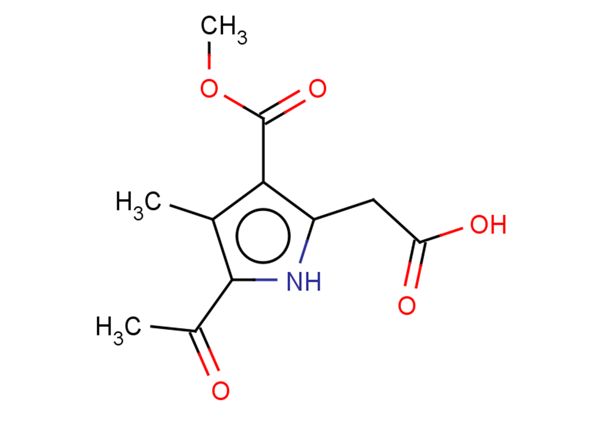 2-[5-acetyl-3-(methoxycarbonyl)-4-methyl-1H-pyrrol-2-yl]acetic acid