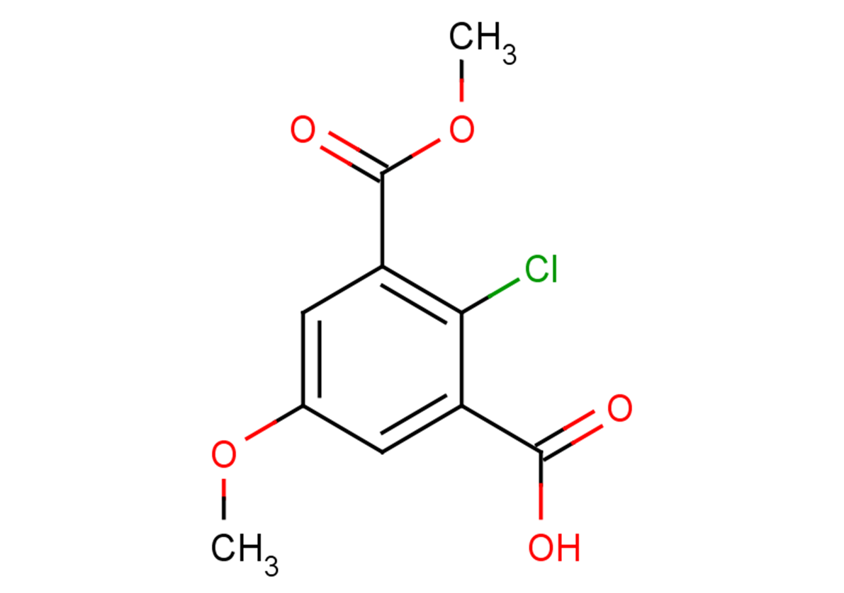 2-chloro-5-methoxy-3-(methoxycarbonyl)benzoic acid