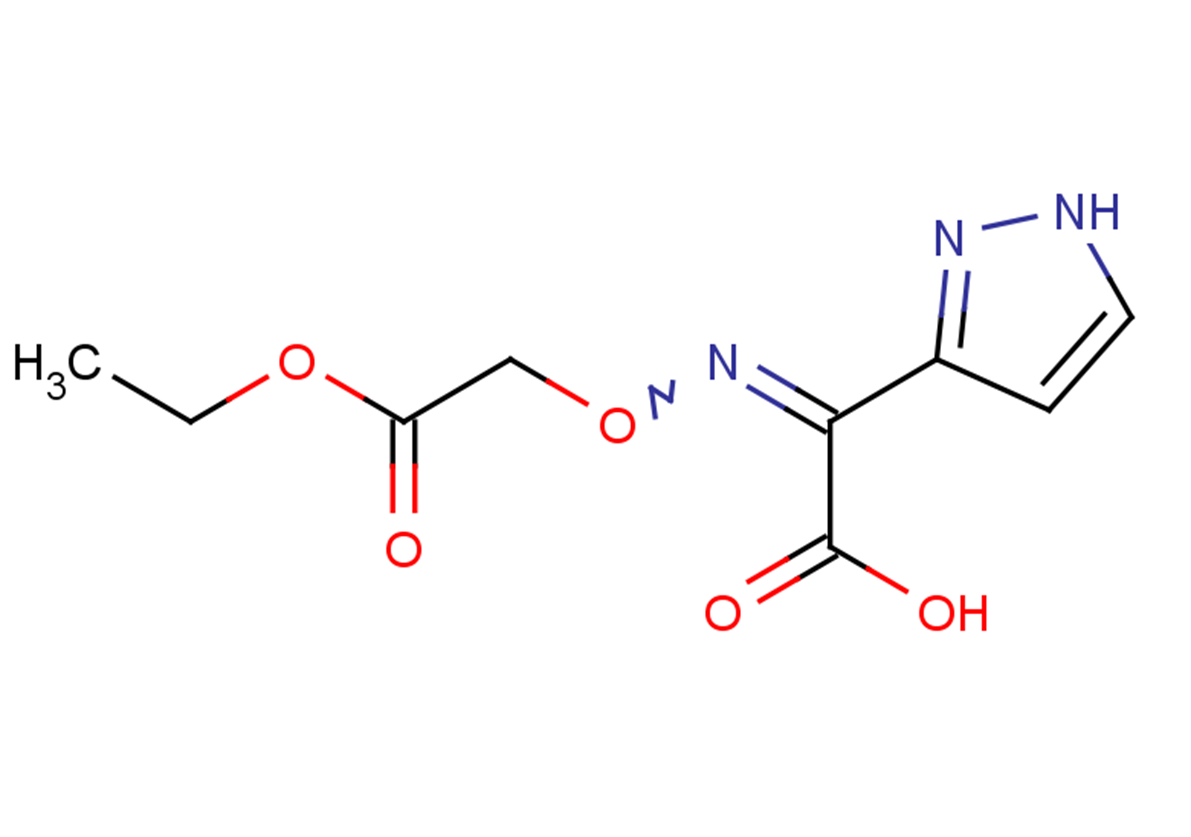 2-[(2-ethoxy-2-oxoethoxy)imino]-2-(1H-pyrazol-3-yl)acetic acid