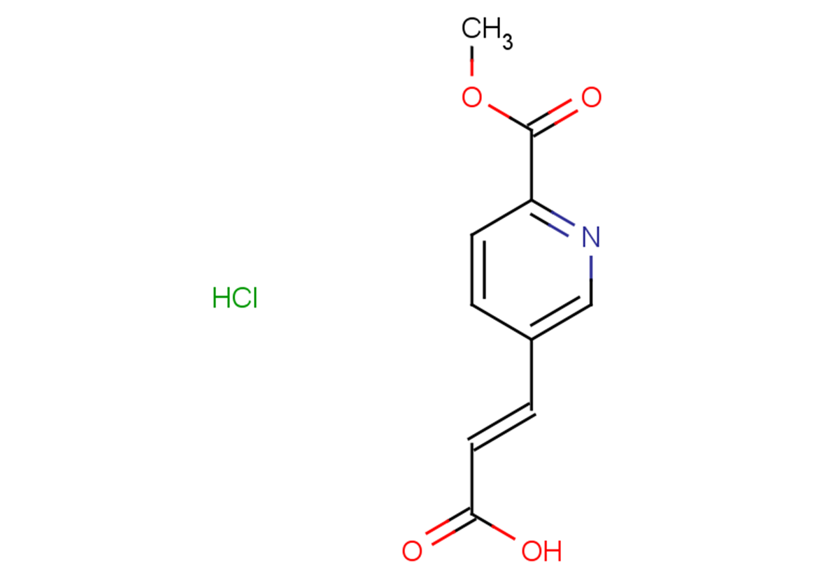 (2E)-3-[6-(methoxycarbonyl)pyridin-3-yl]prop-2-enoic acid hydrochloride