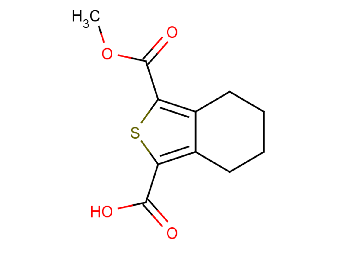 3-(methoxycarbonyl)-4,5,6,7-tetrahydro-2-benzothiophene-1-carboxylic acid