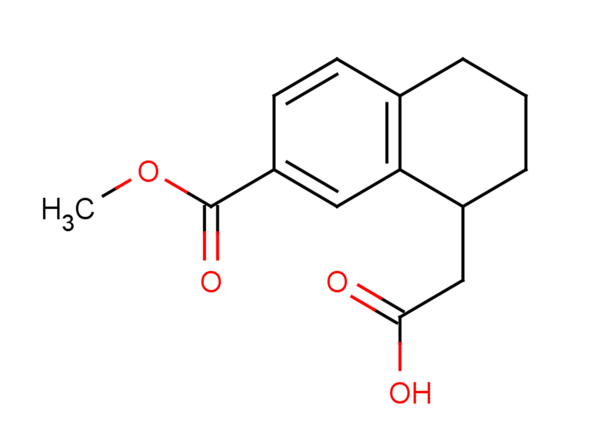 2-[7-(methoxycarbonyl)-1,2,3,4-tetrahydronaphthalen-1-yl]acetic acid