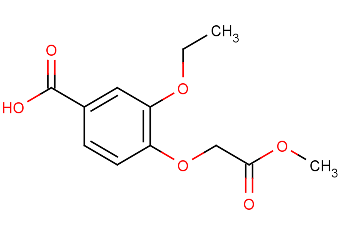 3-ethoxy-4-(2-methoxy-2-oxoethoxy)benzoic acid
