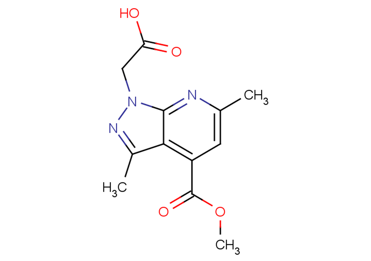 2-[4-(methoxycarbonyl)-3,6-dimethyl-1H-pyrazolo[3,4-b]pyridin-1-yl]acetic acid