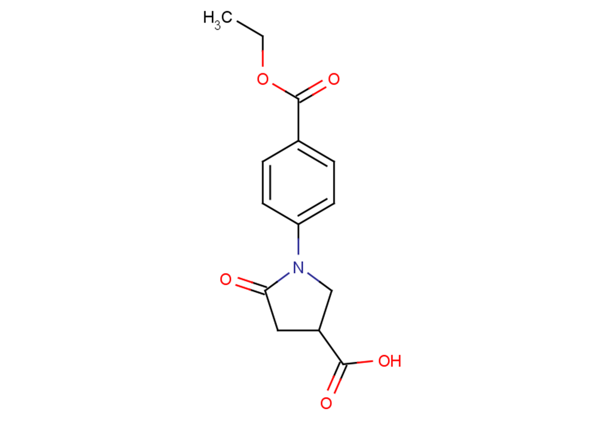 1-[4-(ethoxycarbonyl)phenyl]-5-oxopyrrolidine-3-carboxylic acid