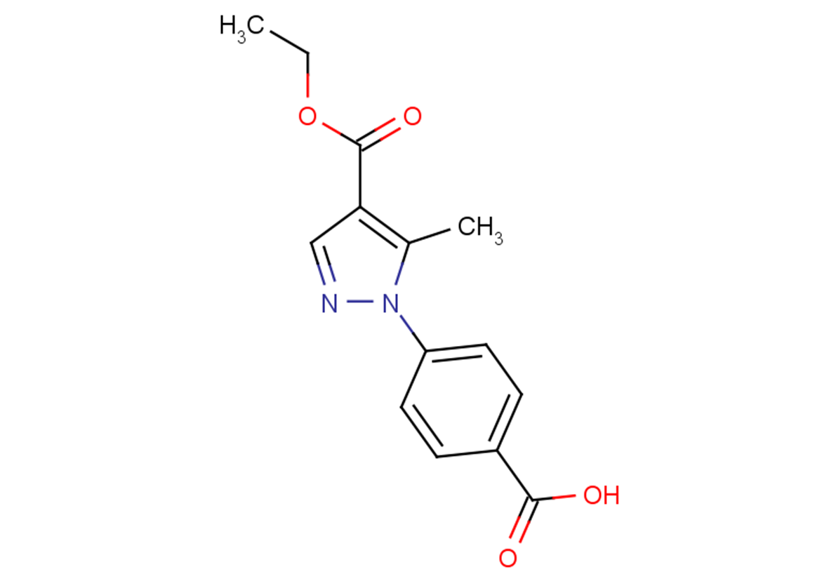4-[4-(ethoxycarbonyl)-5-methyl-1H-pyrazol-1-yl]benzoic acid