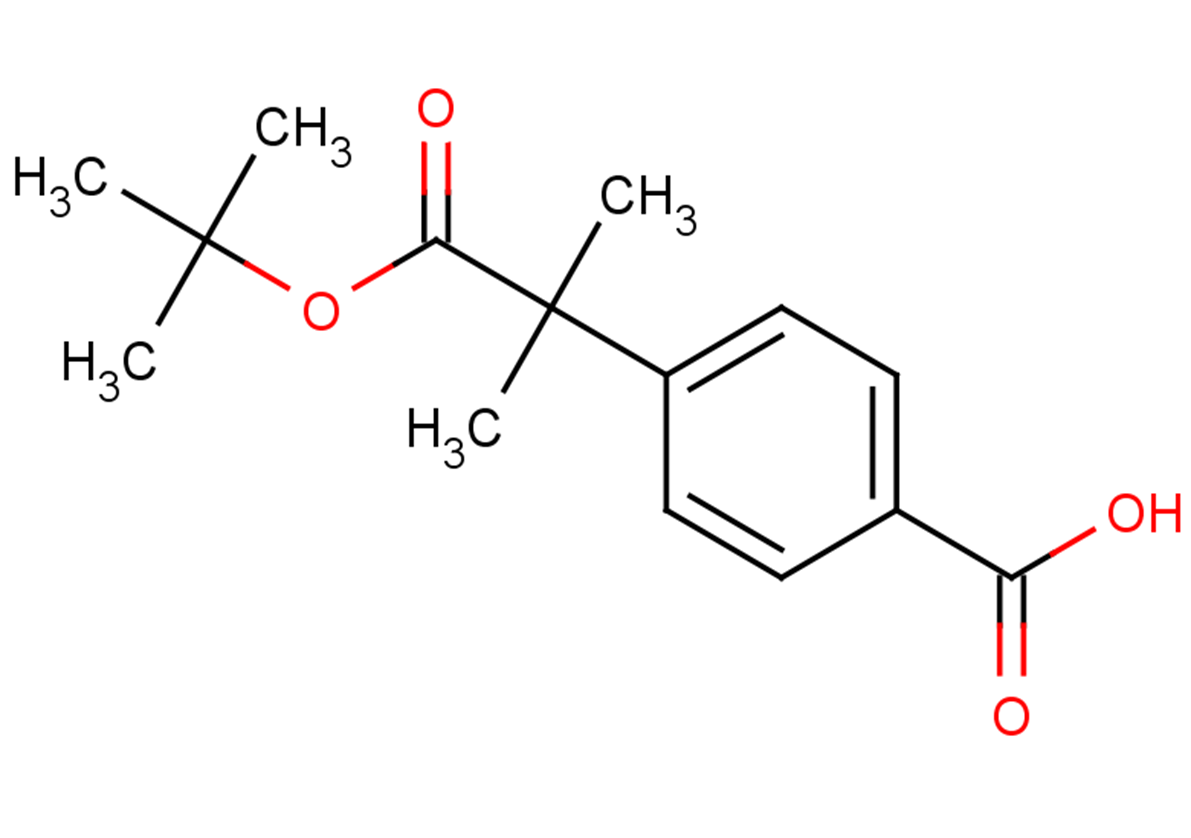 4-[1-(tert-butoxy)-2-methyl-1-oxopropan-2-yl]benzoic acid