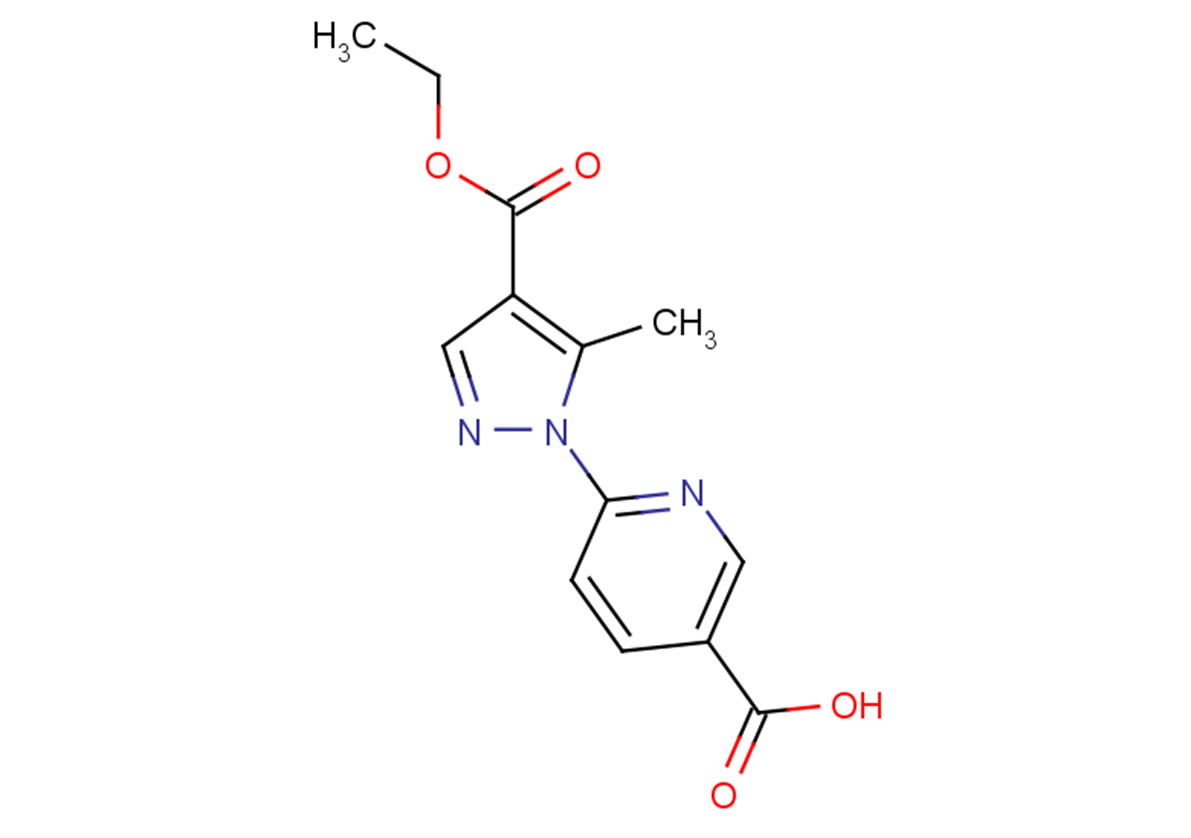 6-[4-(ethoxycarbonyl)-5-methyl-1H-pyrazol-1-yl]pyridine-3-carboxylic acid