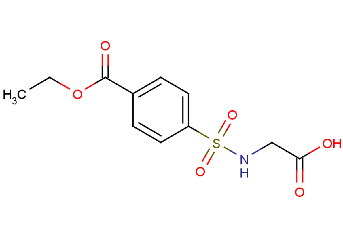 2-{[4-(ethoxycarbonyl)benzene]sulfonamido}acetic acid