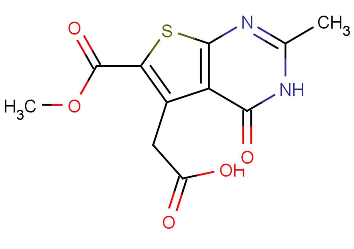 2-[6-(methoxycarbonyl)-2-methyl-4-oxo-3H,4H-thieno[2,3-d]pyrimidin-5-yl]acetic acid