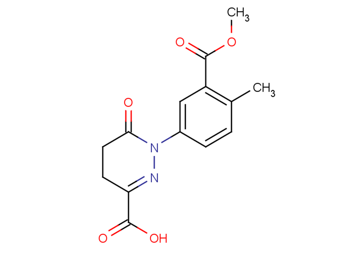 1-[3-(methoxycarbonyl)-4-methylphenyl]-6-oxo-1,4,5,6-tetrahydropyridazine-3-carboxylic acid