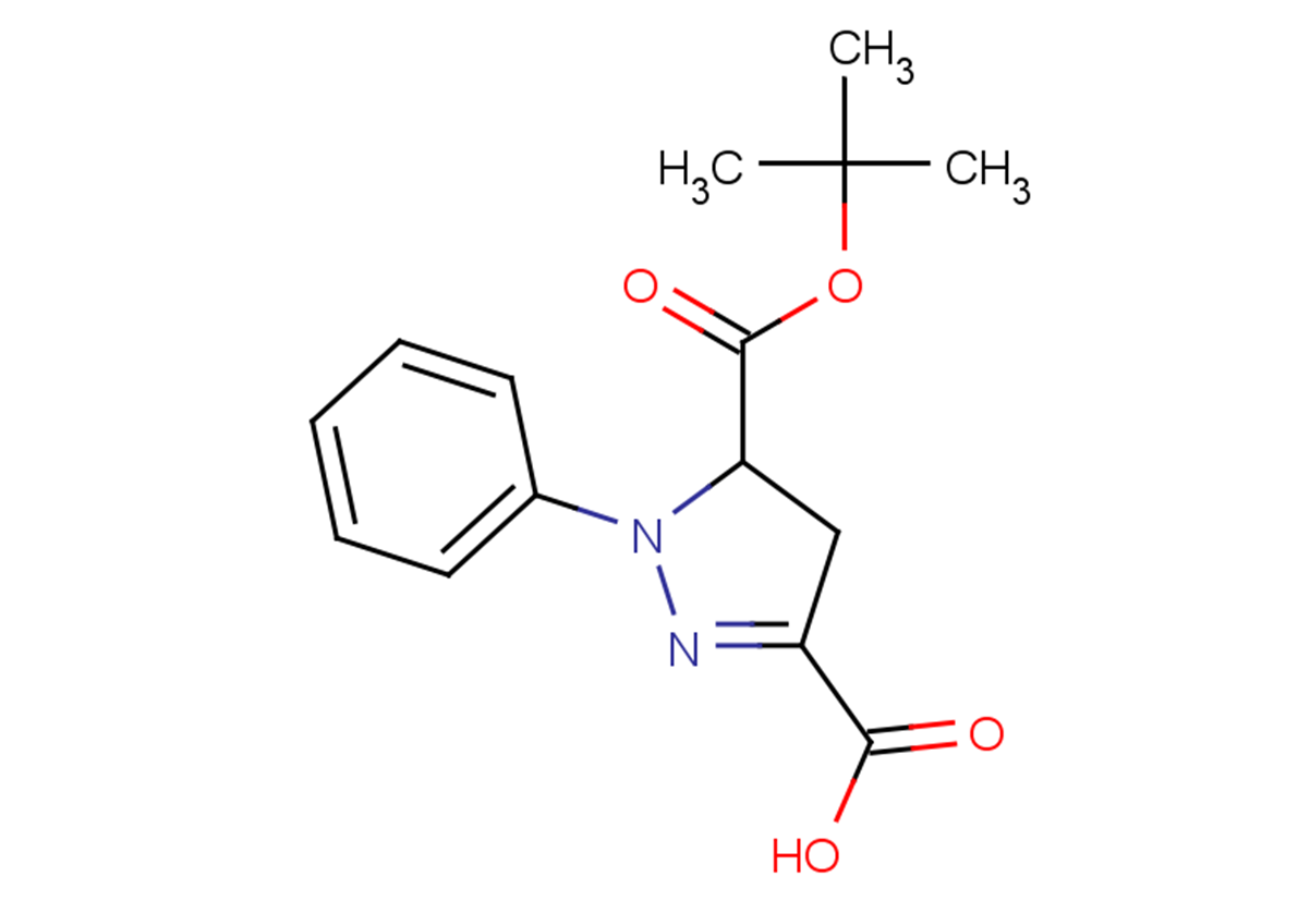 5-[(tert-butoxy)carbonyl]-1-phenyl-4,5-dihydro-1H-pyrazole-3-carboxylic acid