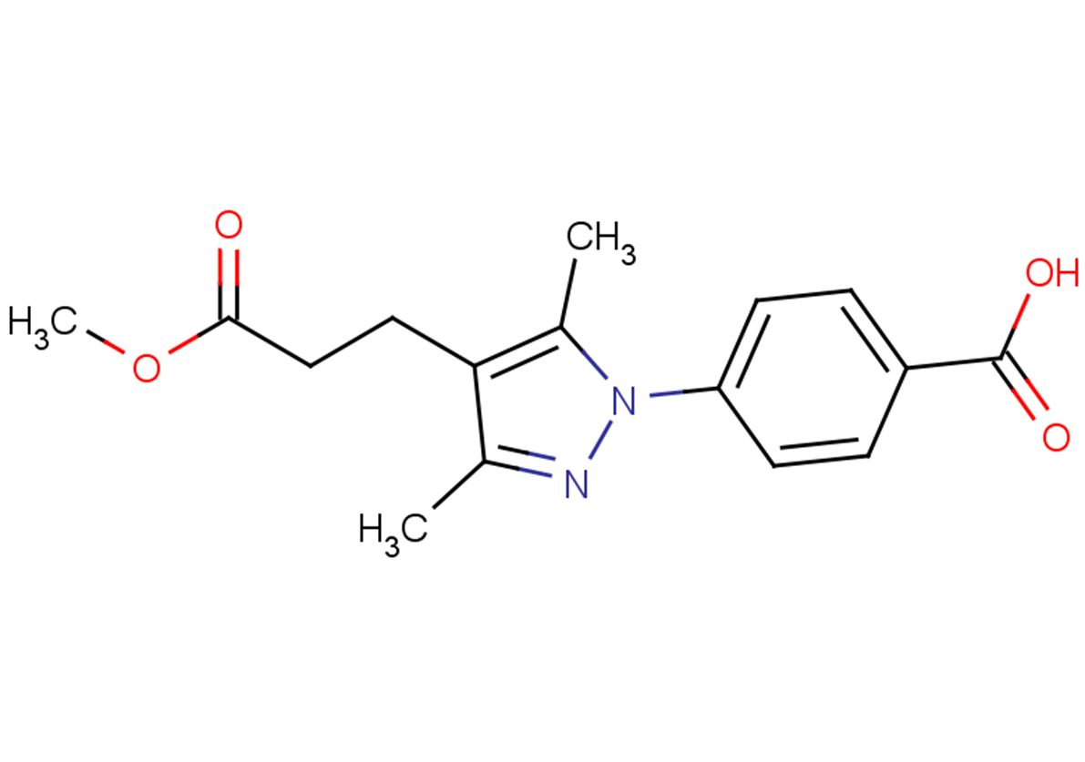 4-[4-(3-methoxy-3-oxopropyl)-3,5-dimethyl-1H-pyrazol-1-yl]benzoic acid