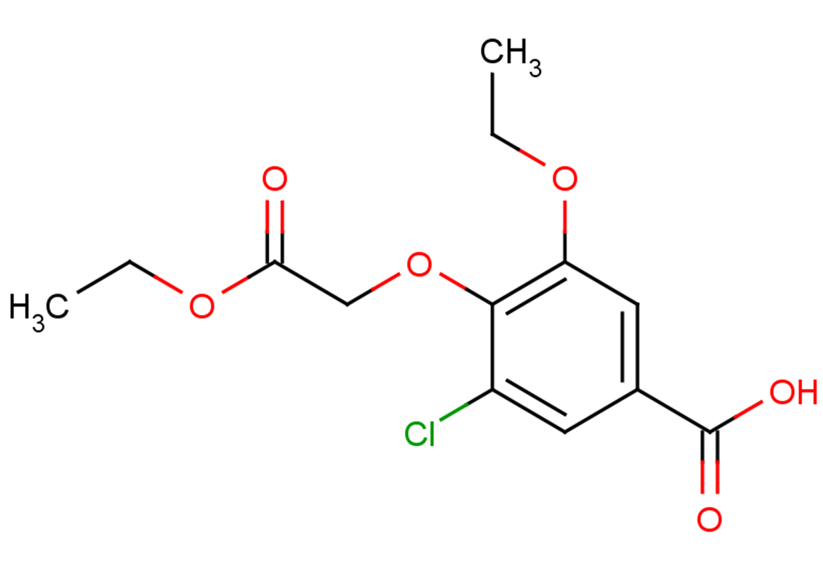 3-chloro-5-ethoxy-4-(2-ethoxy-2-oxoethoxy)benzoic acid