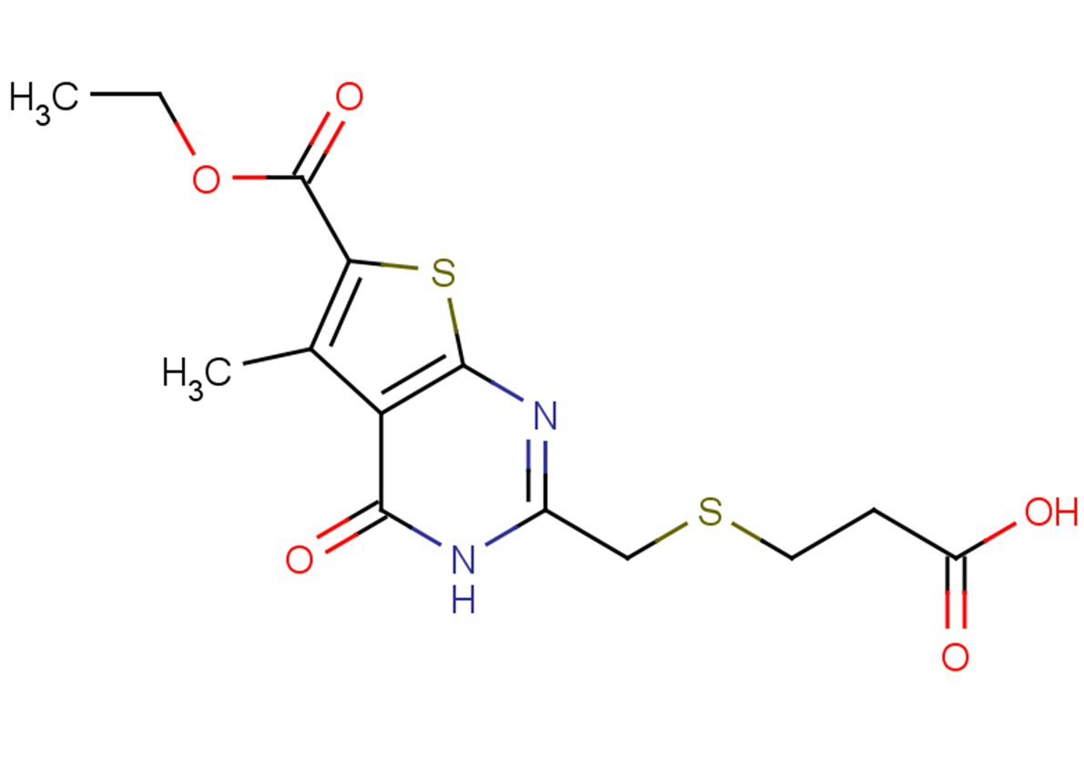 3-({[6-(ethoxycarbonyl)-5-methyl-4-oxo-3H,4H-thieno[2,3-d]pyrimidin-2-yl]methyl}sulfanyl)propanoic acid