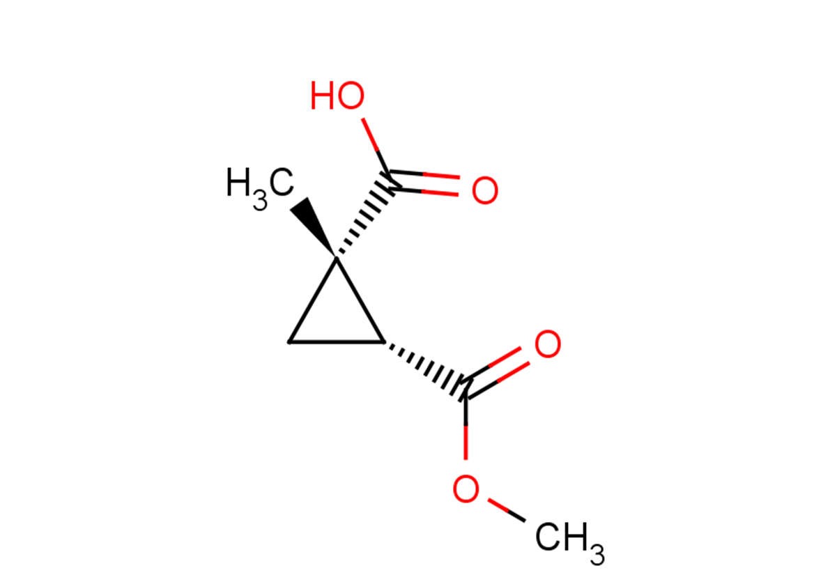 (1S,2R)-2-(methoxycarbonyl)-1-methylcyclopropane-1-carboxylic acid