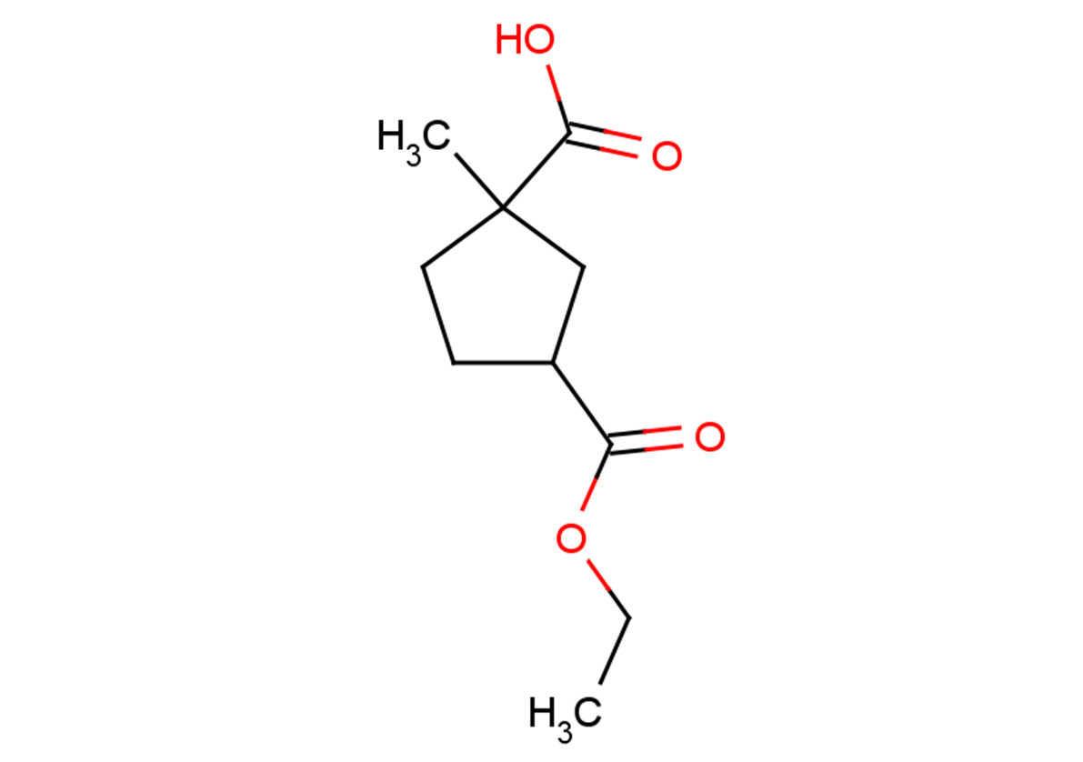 3-(ethoxycarbonyl)-1-methylcyclopentane-1-carboxylic acid
