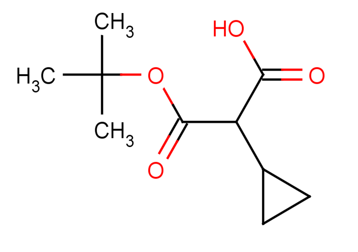 3-(tert-butoxy)-2-cyclopropyl-3-oxopropanoic acid