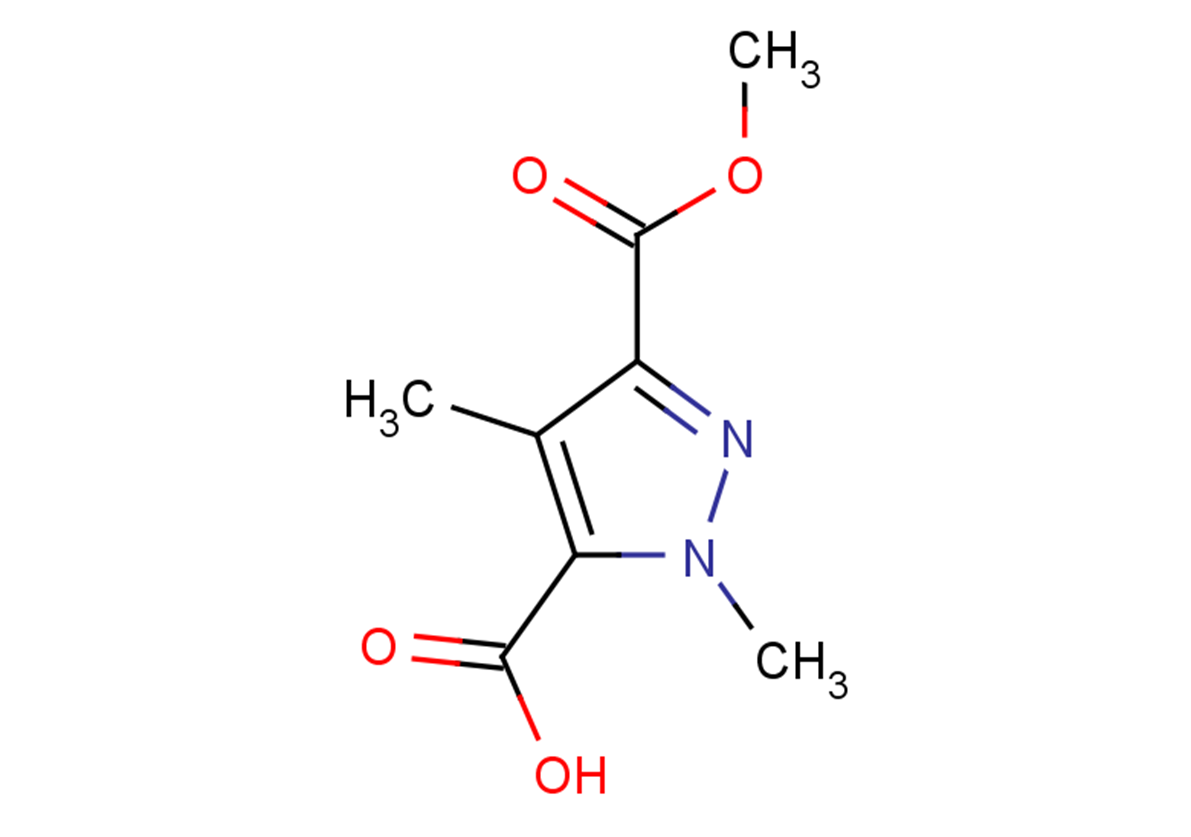 3-(methoxycarbonyl)-1,4-dimethyl-1H-pyrazole-5-carboxylic acid