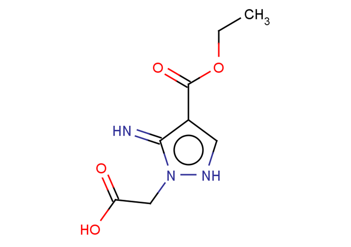 2-[4-(ethoxycarbonyl)-5-imino-2,5-dihydro-1H-pyrazol-1-yl]acetic acid