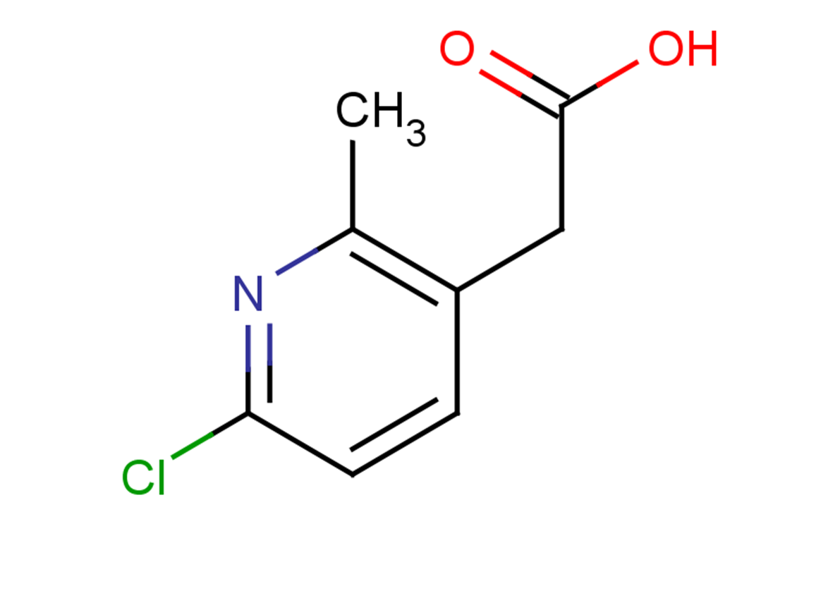 2-(6-chloro-2-methylpyridin-3-yl)acetic acid
