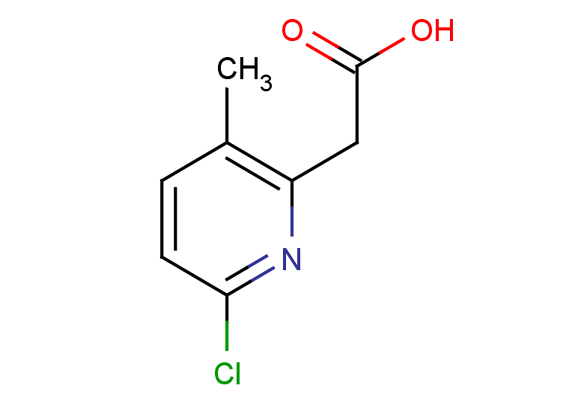 2-(6-chloro-3-methylpyridin-2-yl)acetic acid