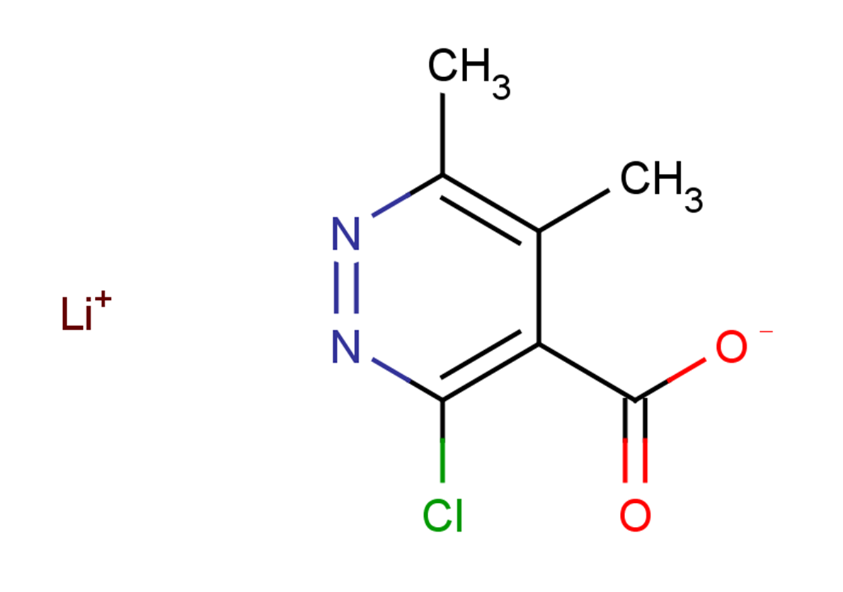 lithium(1+) ion 3-chloro-5,6-dimethylpyridazine-4-carboxylate