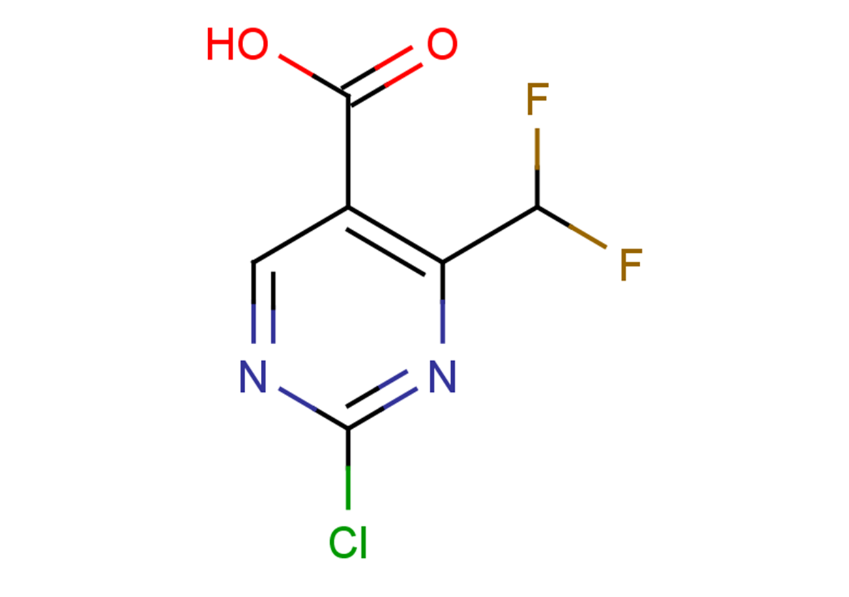 2-chloro-4-(difluoromethyl)pyrimidine-5-carboxylic acid