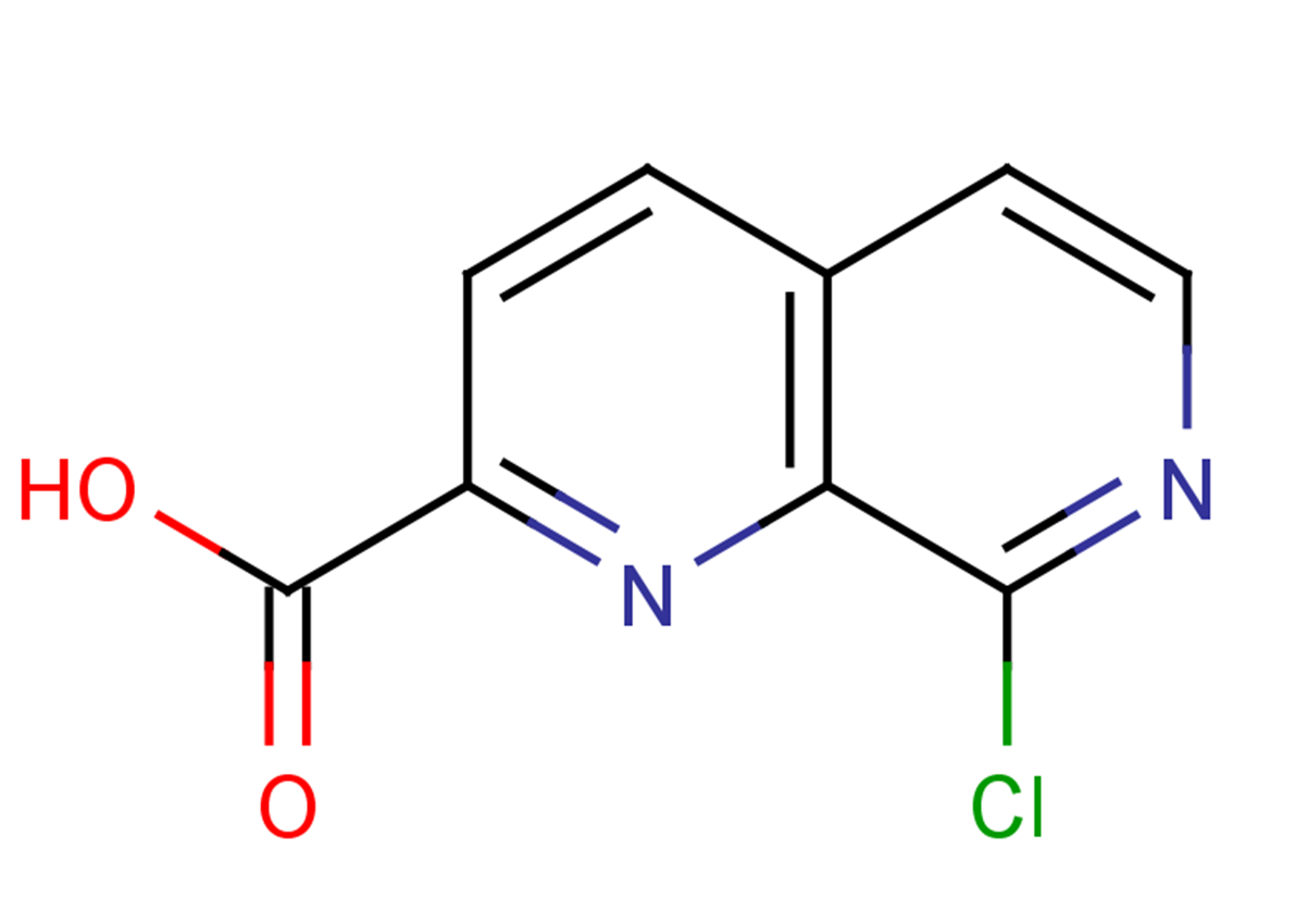 8-chloro-1,7-naphthyridine-2-carboxylic acid