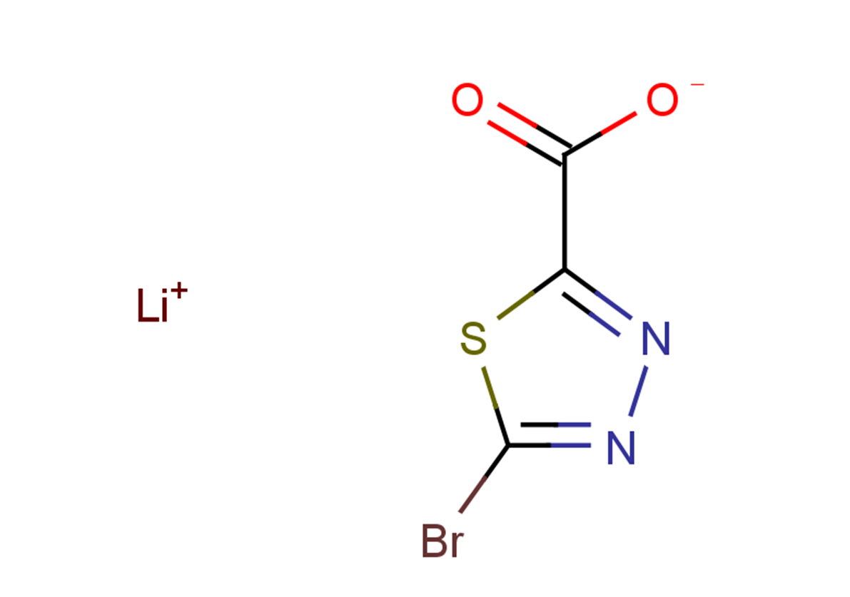 lithium(1+) ion 5-bromo-1,3,4-thiadiazole-2-carboxylate