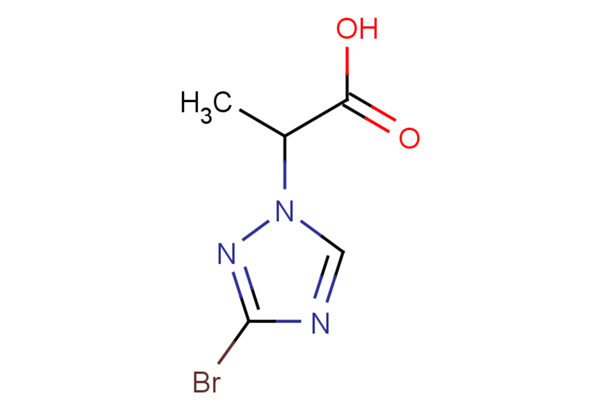 2-(3-bromo-1H-1,2,4-triazol-1-yl)propanoic acid