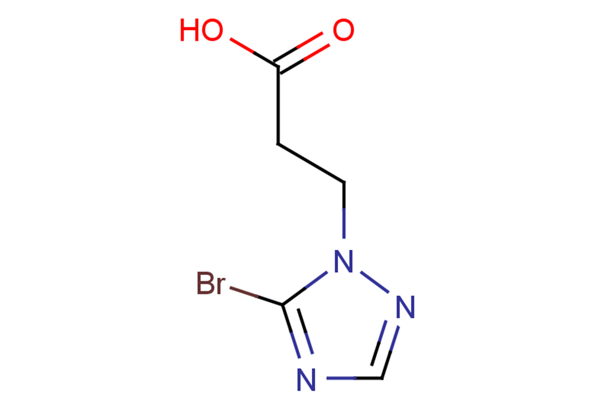 3-(5-bromo-1H-1,2,4-triazol-1-yl)propanoic acid