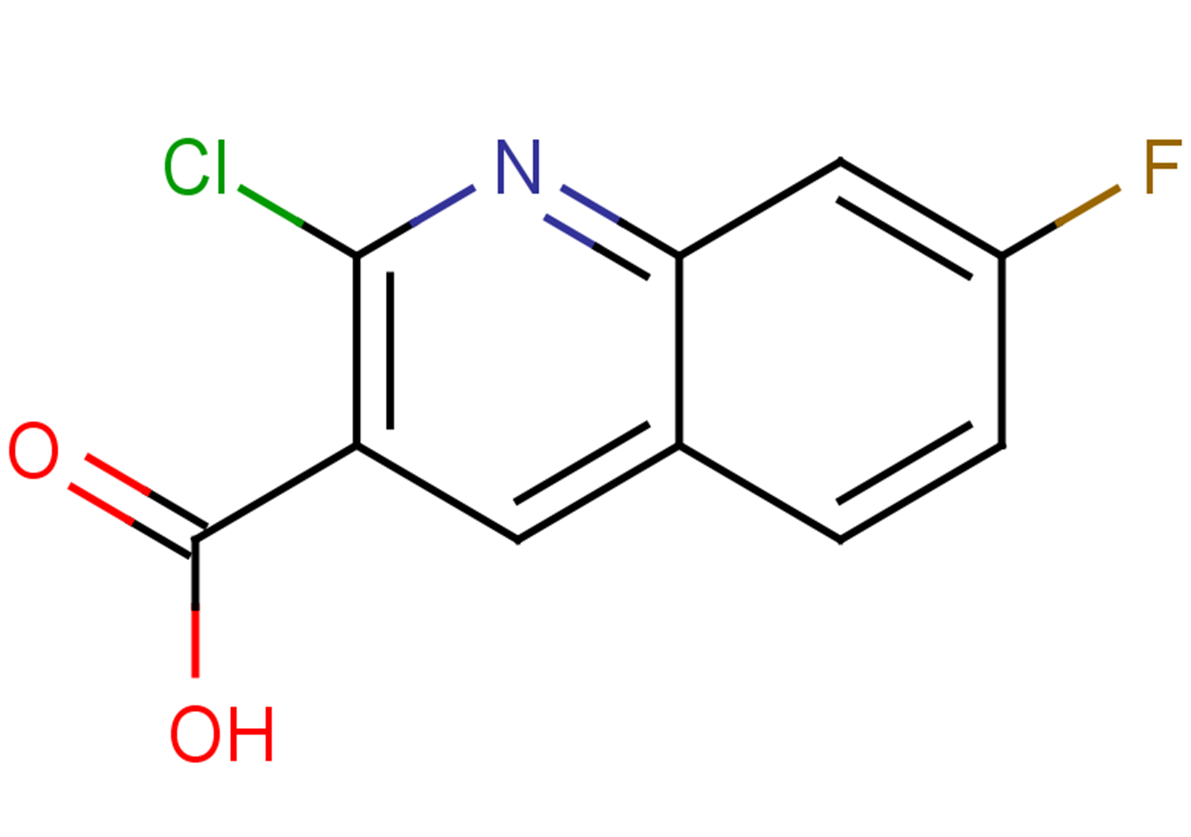 2-chloro-7-fluoroquinoline-3-carboxylic acid