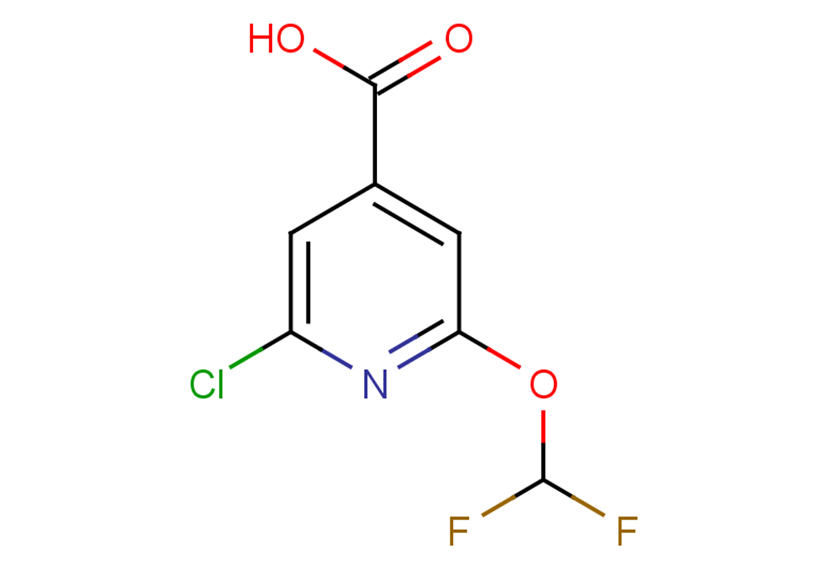 2-chloro-6-(difluoromethoxy)pyridine-4-carboxylic acid