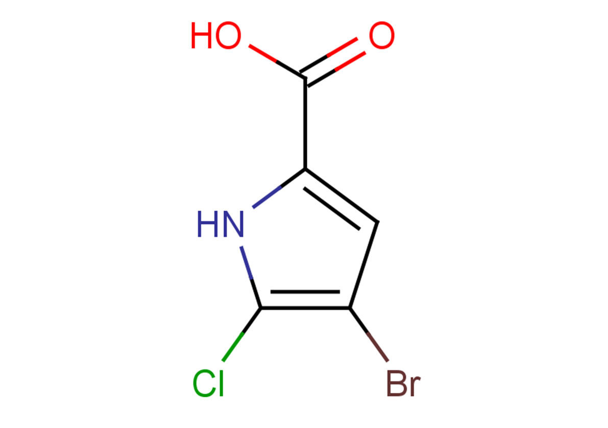 4-bromo-5-chloro-1H-pyrrole-2-carboxylic acid