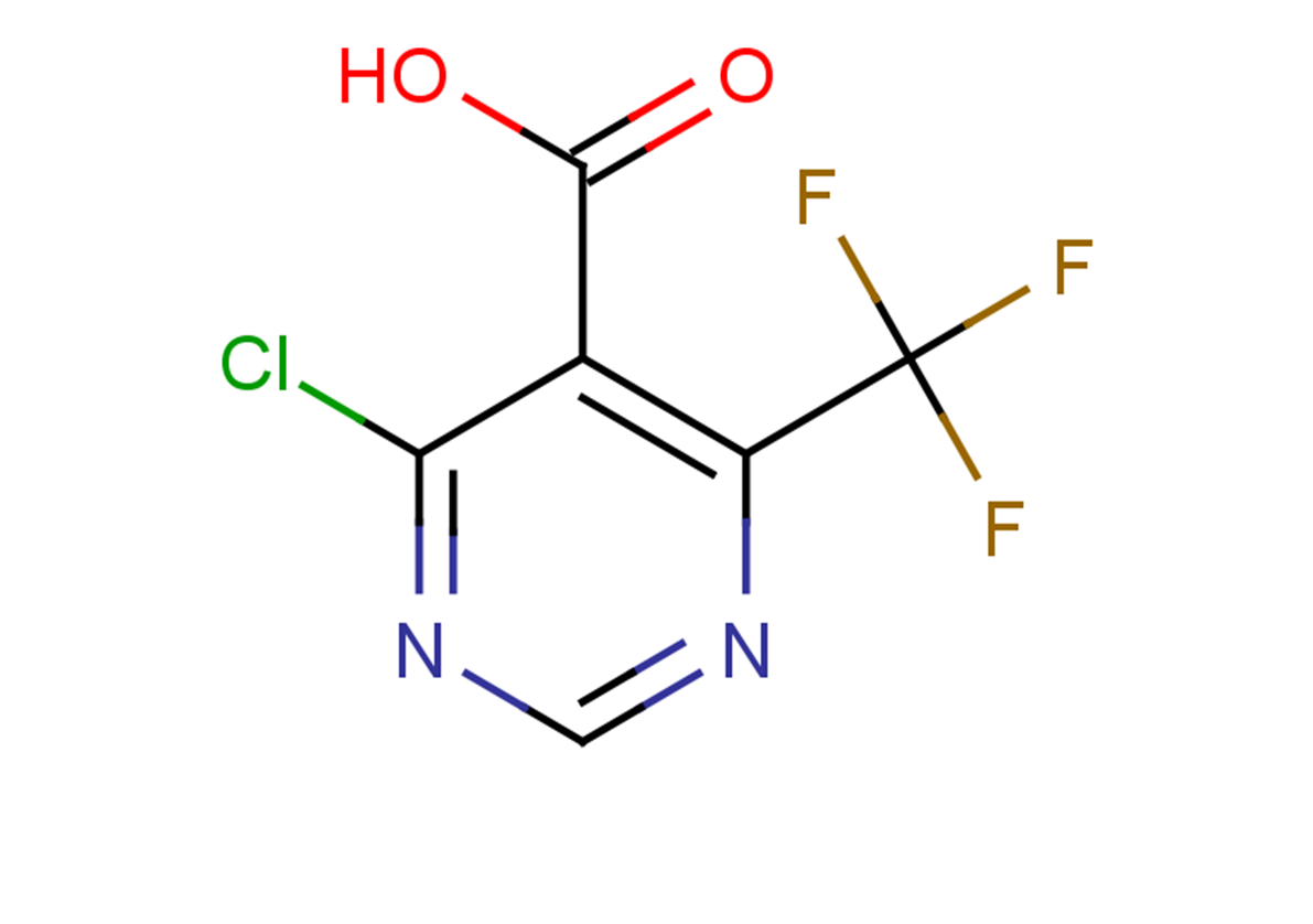 4-chloro-6-(trifluoromethyl)pyrimidine-5-carboxylic acid