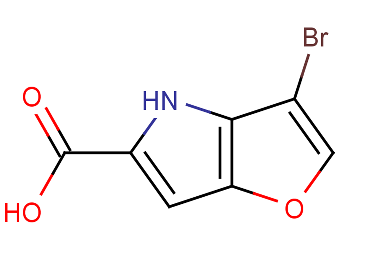 3-bromo-4H-furo[3,2-b]pyrrole-5-carboxylic acid