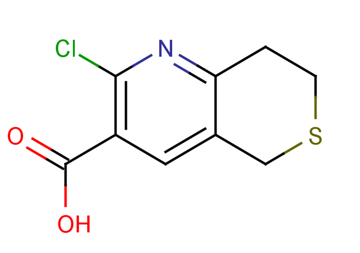 2-chloro-5H,7H,8H-thiopyrano[4,3-b]pyridine-3-carboxylic acid