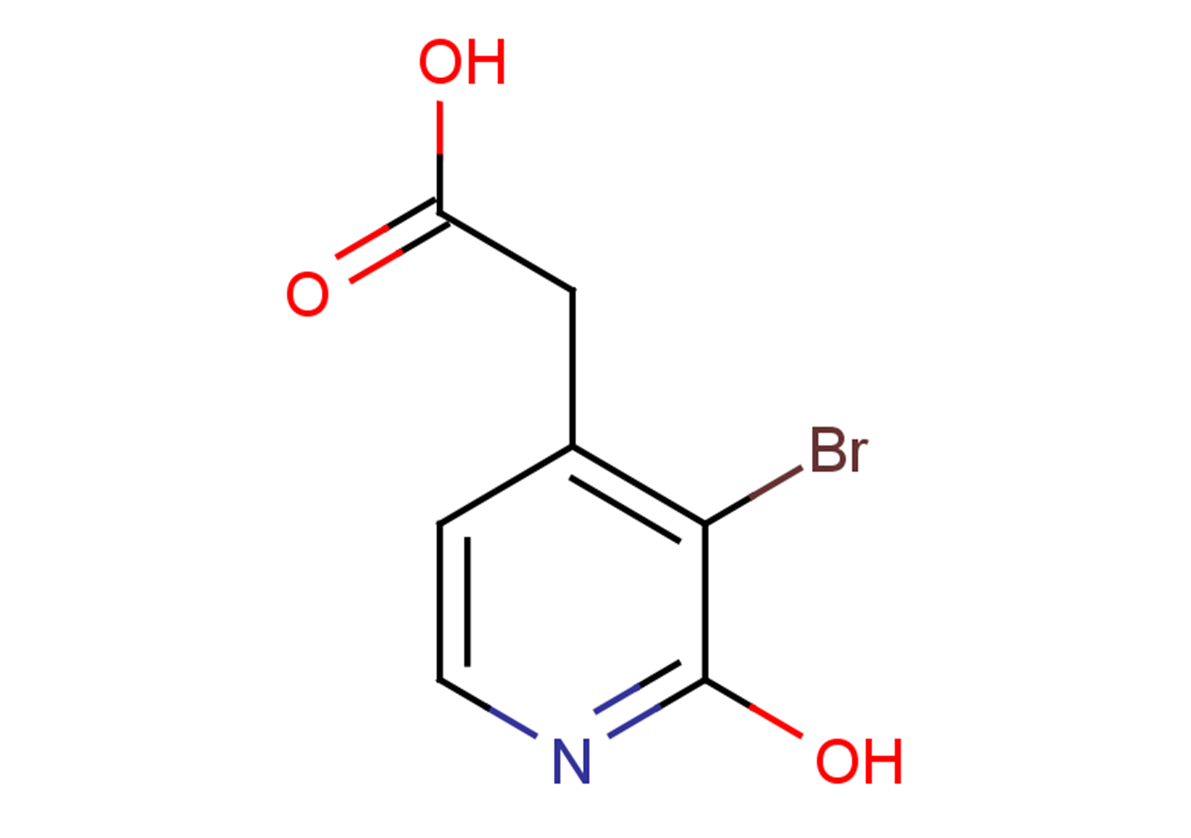 2-(3-bromo-2-hydroxypyridin-4-yl)acetic acid