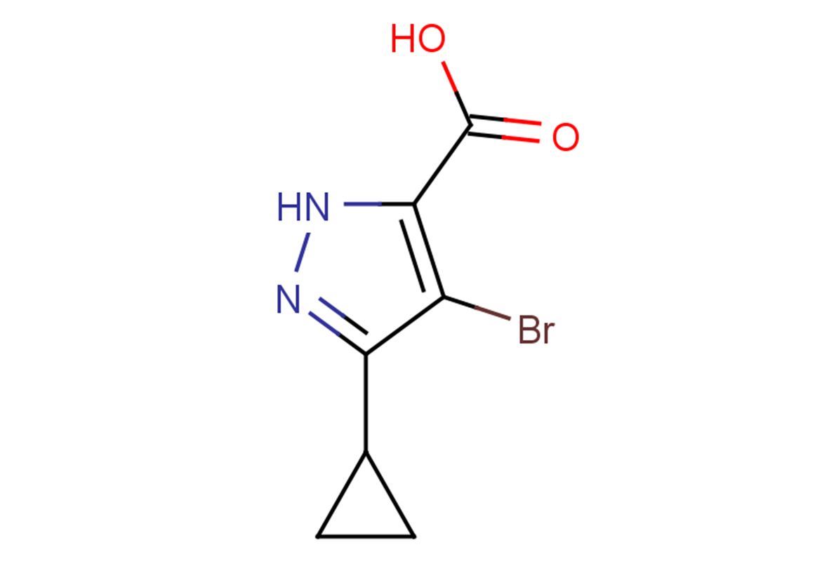4-bromo-3-cyclopropyl-1H-pyrazole-5-carboxylic acid