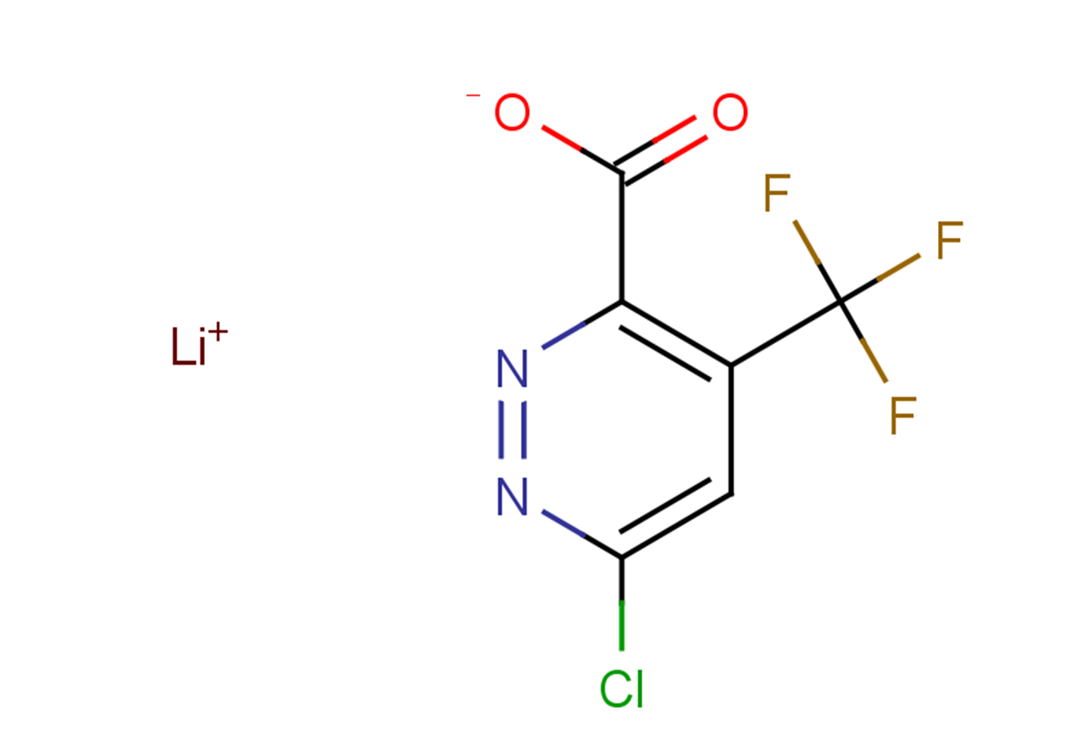 lithium(1+) ion 6-chloro-4-(trifluoromethyl)pyridazine-3-carboxylate