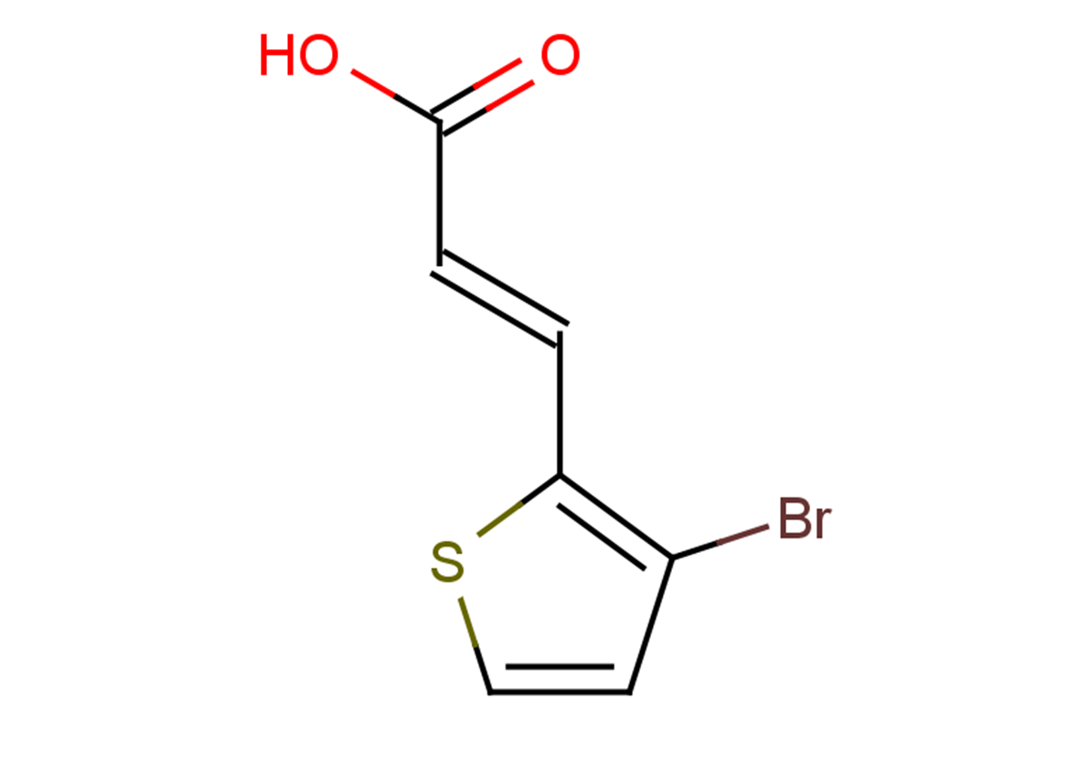 (2E)-3-(3-bromothiophen-2-yl)prop-2-enoic acid