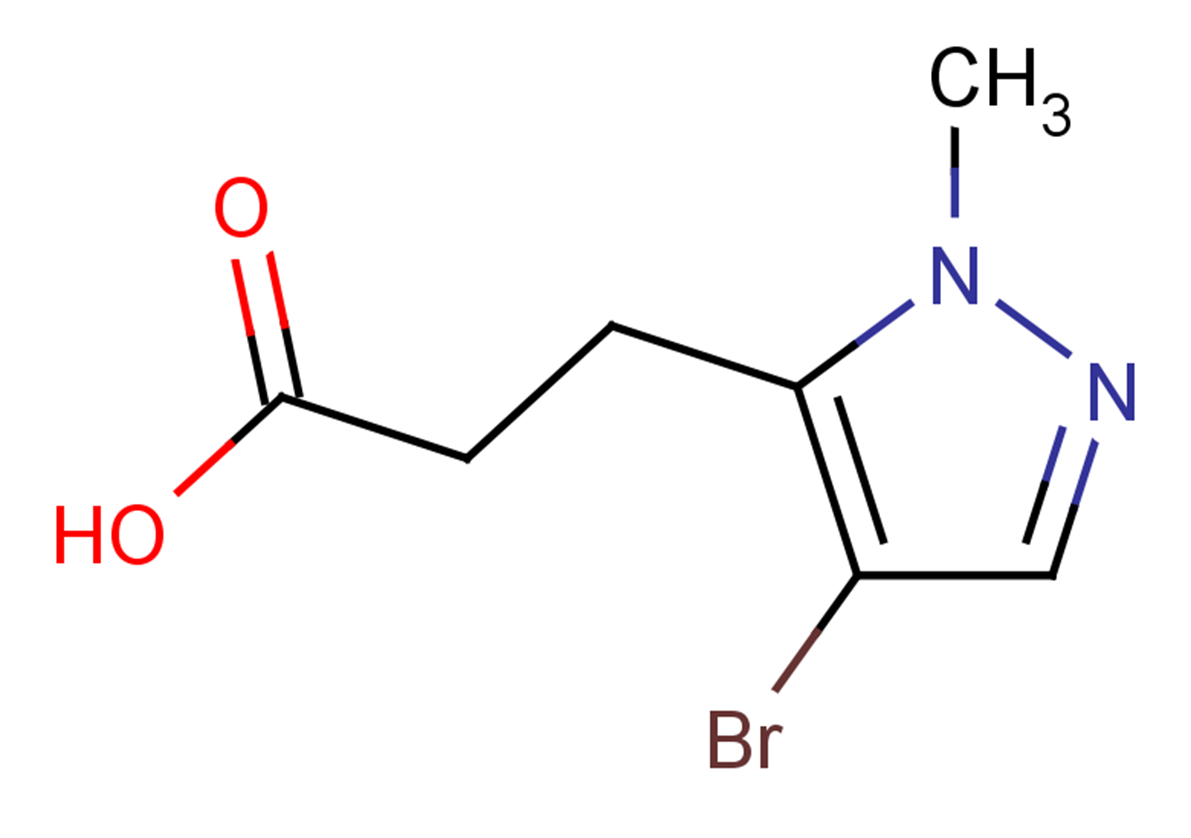 3-(4-bromo-1-methyl-1H-pyrazol-5-yl)propanoic acid