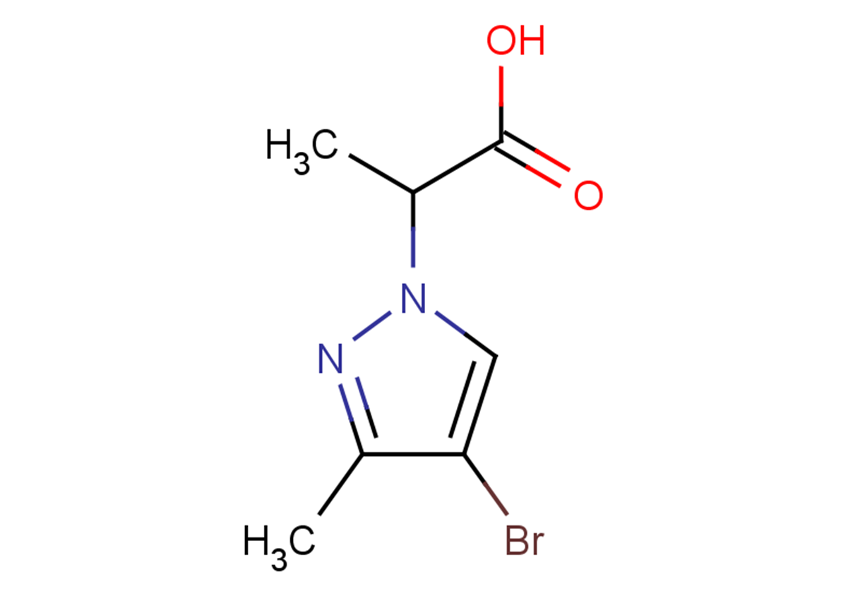 2-(4-bromo-3-methyl-1H-pyrazol-1-yl)propanoic acid