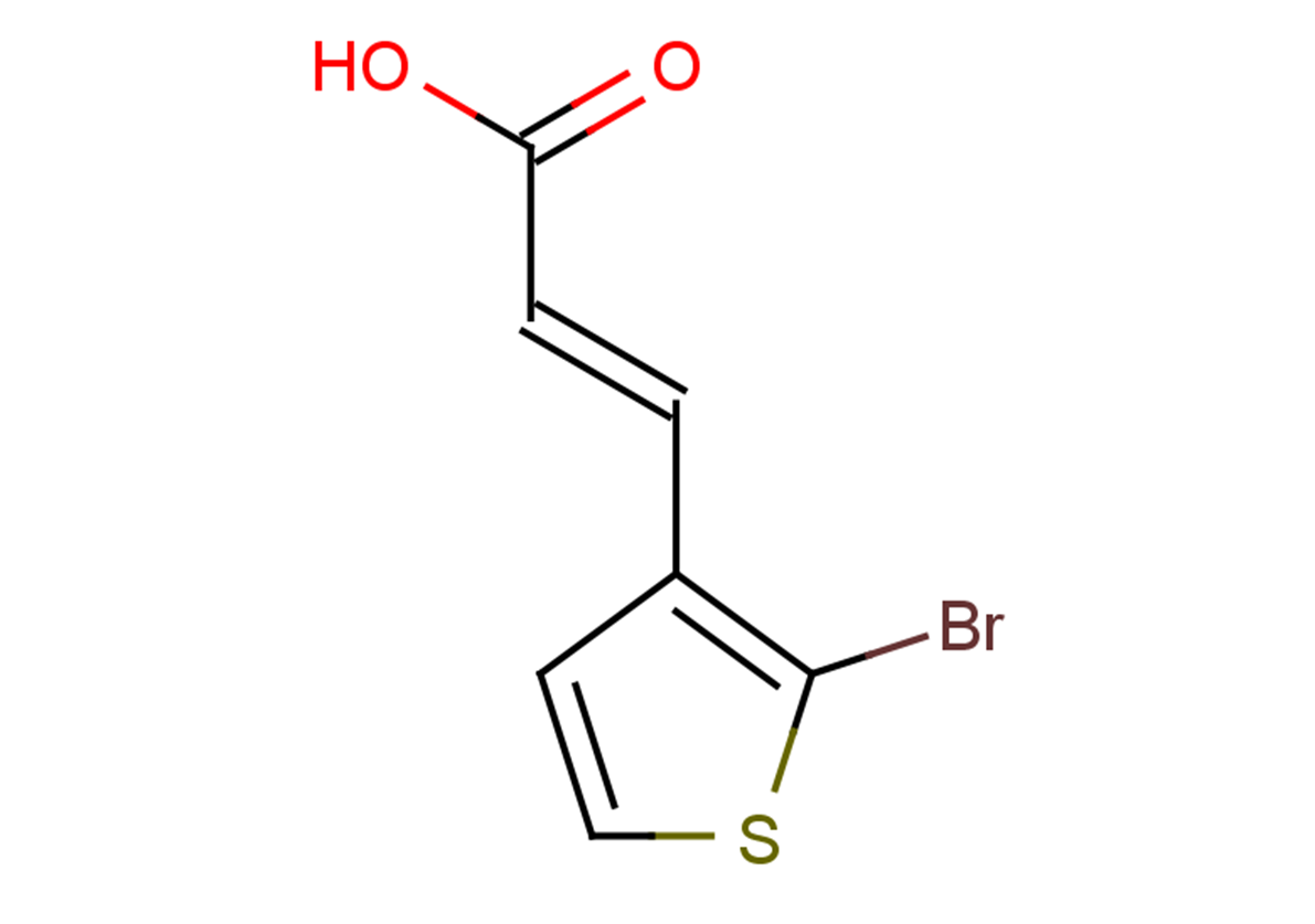 (2E)-3-(2-bromothiophen-3-yl)prop-2-enoic acid