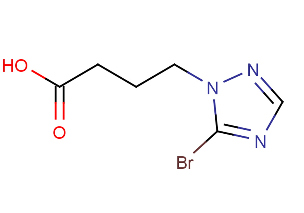 4-(5-bromo-1H-1,2,4-triazol-1-yl)butanoic acid